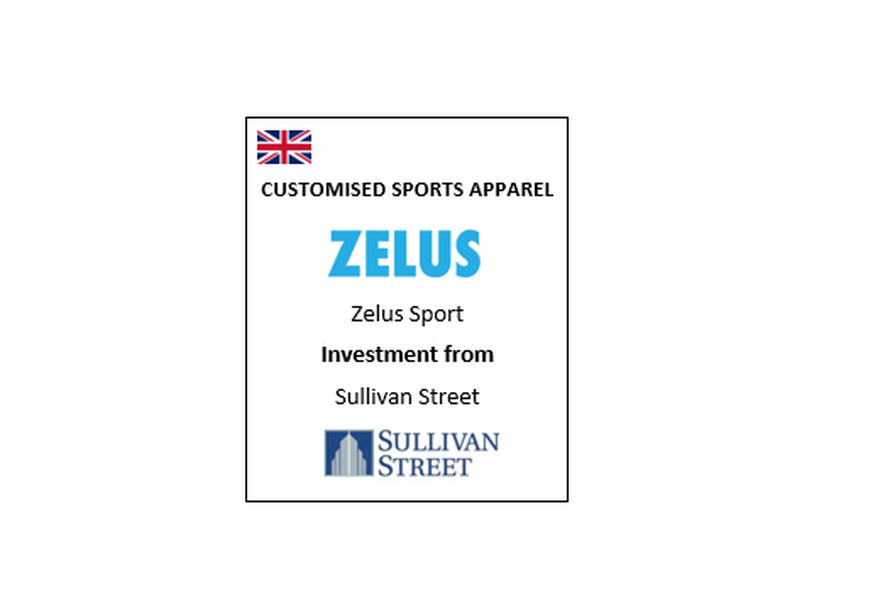 Rickitt Mitchell advises Zelus Sport on securing investment from Sullivan Street Partners